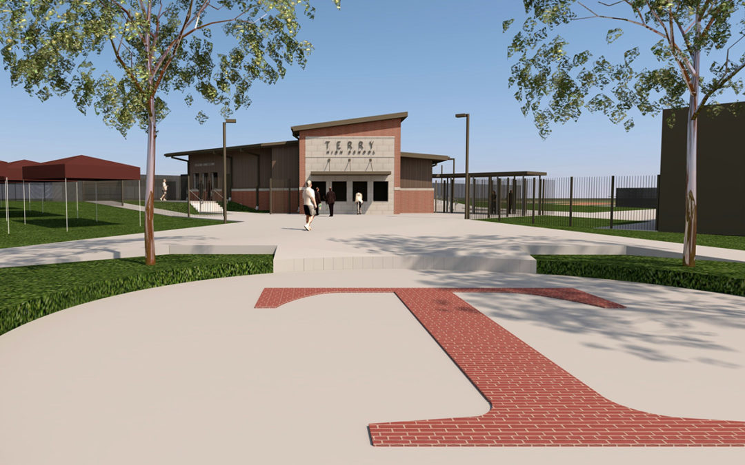 TERRY HIGH SCHOOL:  ENTRY PLAZA